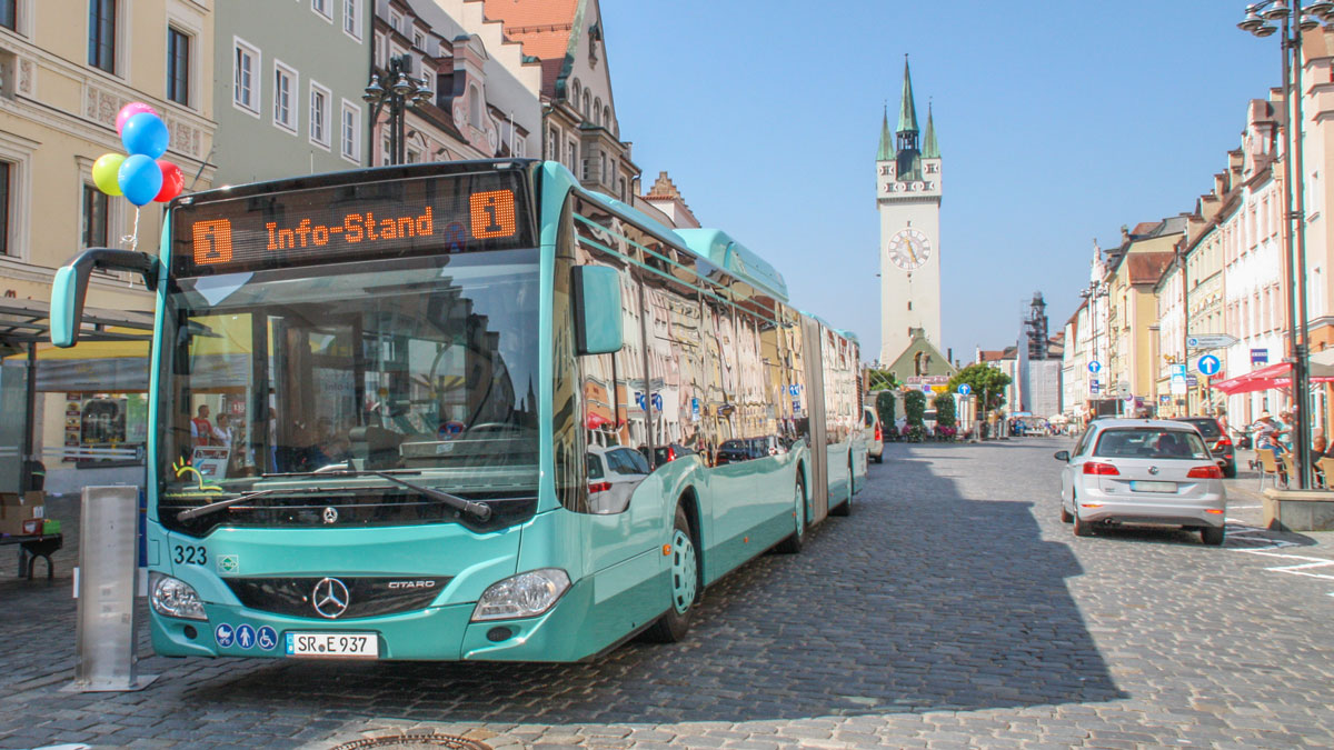 Luftaufnahme von Straubing